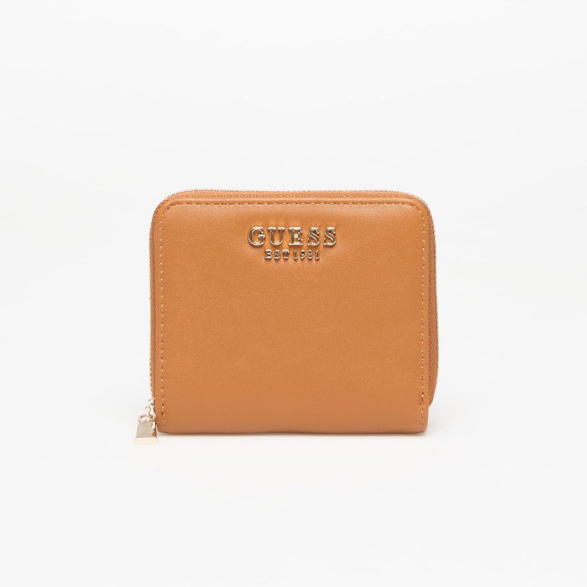 Peňaženka GUESS GUESS Talent Small Zip Around Wallet Hnedá | SWNG9669137-CAR
