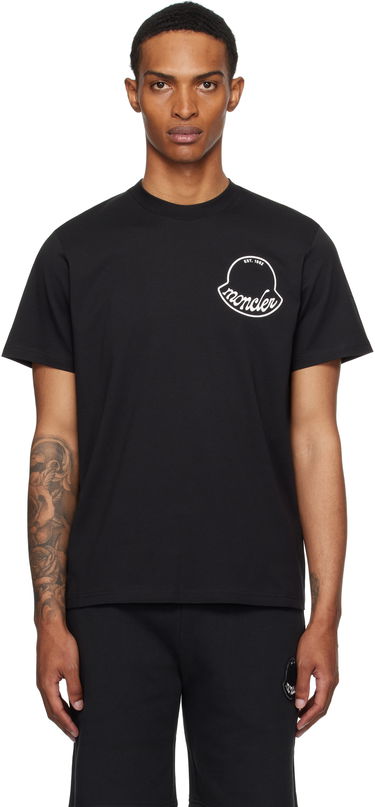 Tričko Moncler Moncler Archivio Creativo T-Shirt Čierna | K20918C0001389AJS, 0