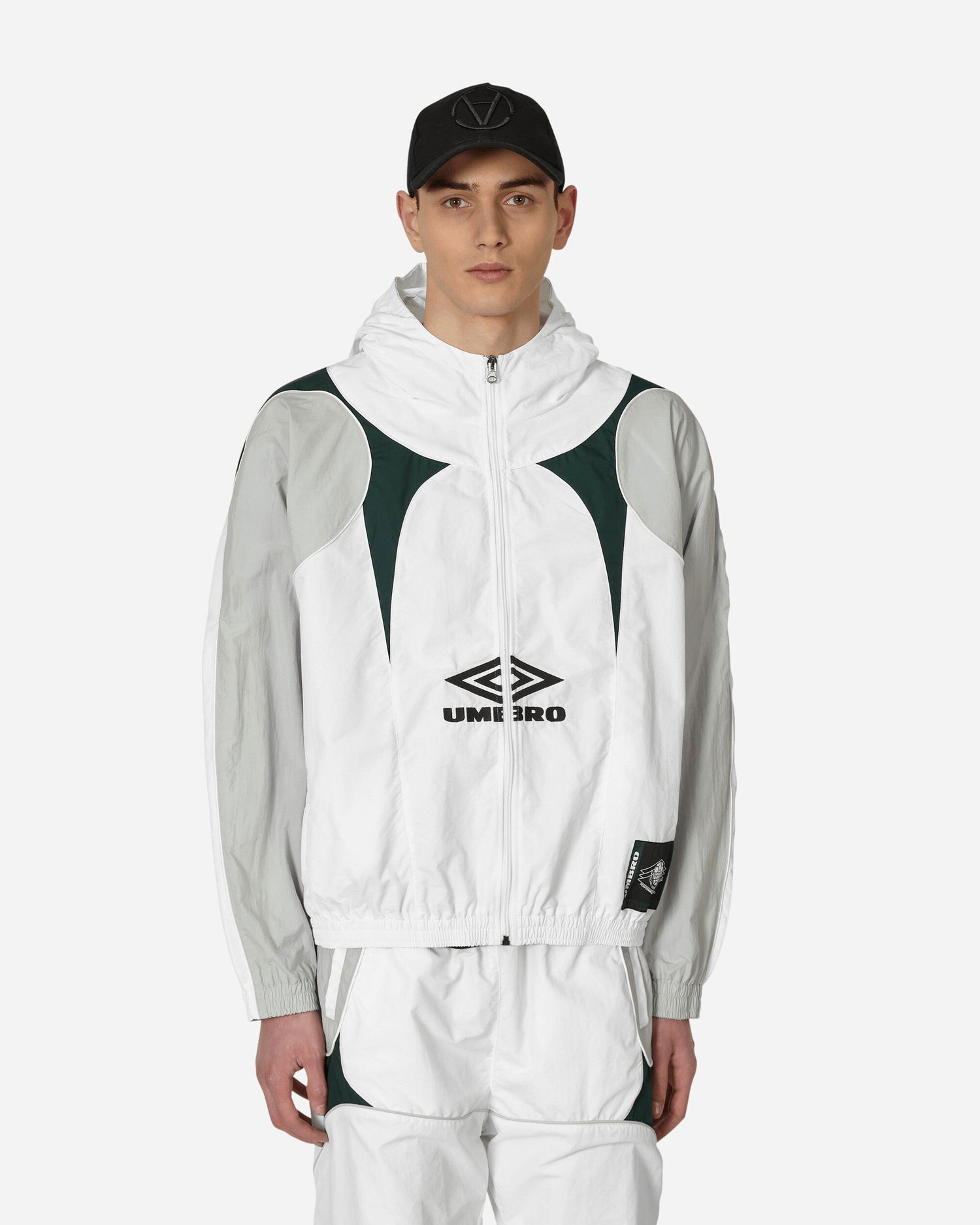 Vetrovka Umbro Track Jacket Šedá | 62002U Wht Gry Gree, 0