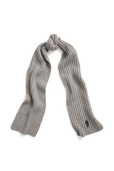 Šál Polo by Ralph Lauren Scarf Knitted Šedá | 455931877, 0