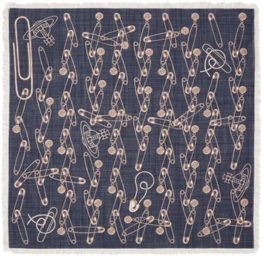 Šál Vivienne Westwood Safety Pin Pocket Square Navy | 8103014X-W00Z0-, 0