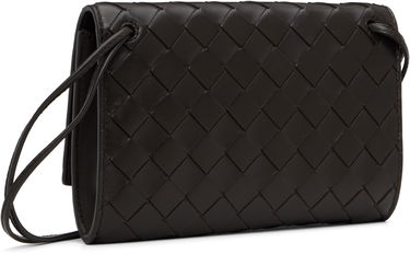 Peňaženka Bottega Veneta Bottega Veneta Andiamo Intrecciato Leather Wallet on a Strap Hnedá | 836940 VCPP2, 2