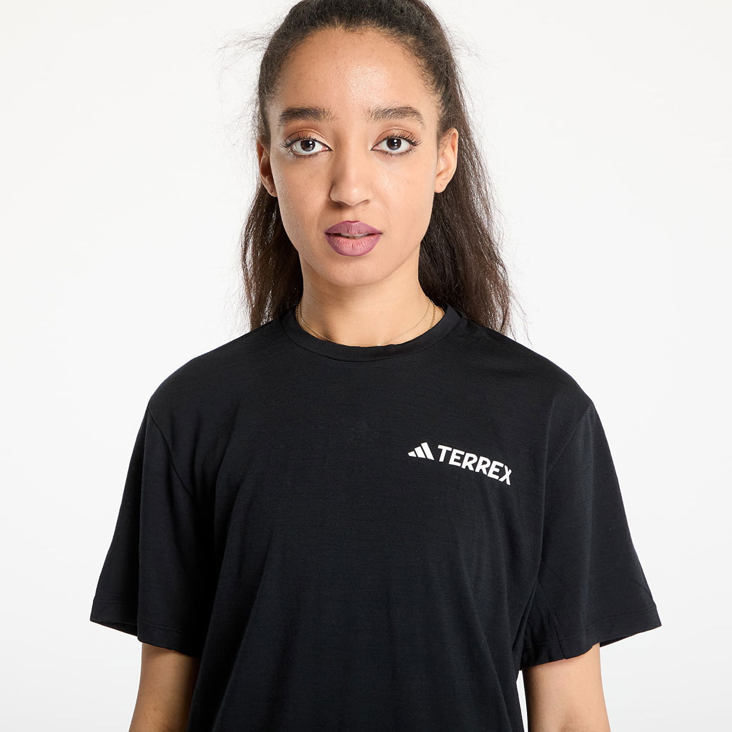 Tričko adidas Performance Terrex Xperior Merino T-Shirt Čierna | JE0348, 1