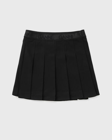 Ponožky GANNI Pleated Twill Miniskirt Šedá | F9710, 3