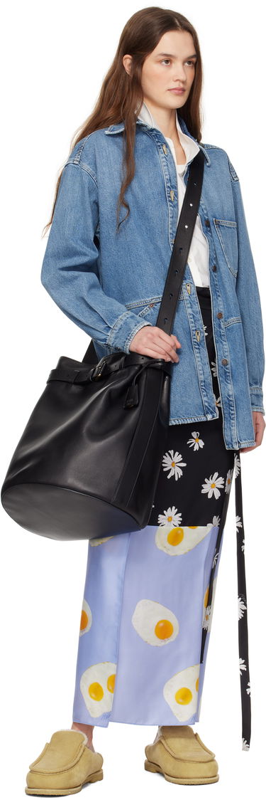 Kabelka Moschino Moschino 'Tie Me' Bucket Bag Čierna | MC4173PP1M 251MOOA0 000, 3