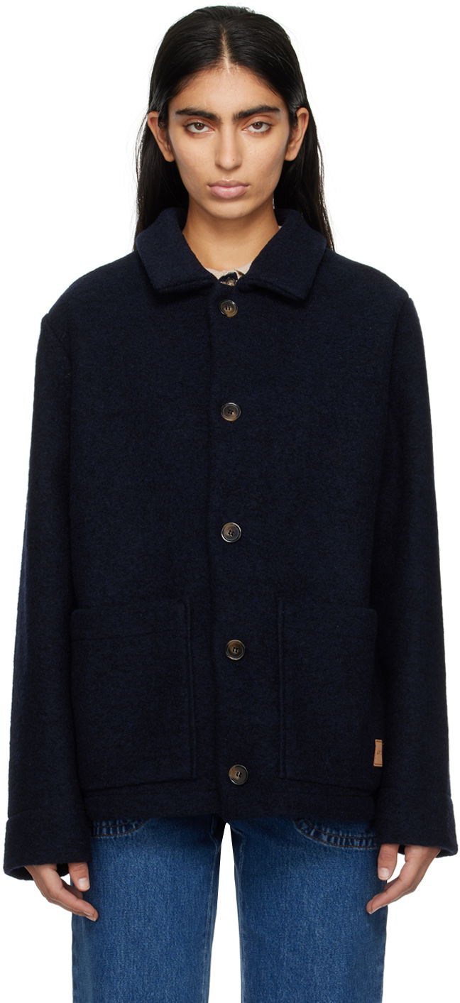 Bunda A.P.C. Thais Jacket Navy | WOAQS-M02912