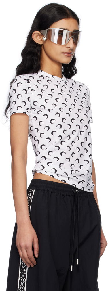 Tričko Marine Serre Short Sleeves T-Shirt with Moon Print Červená | UTS001A CJER0001, 1