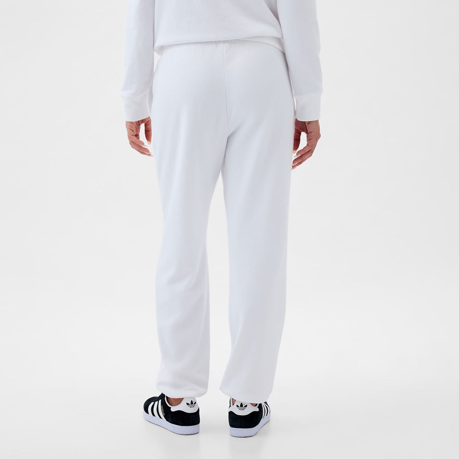 Nohavice GAP Logo Joggers Optic White V6 Biela | 889527-02, 1