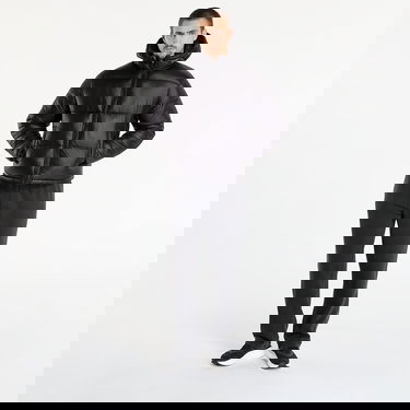 Prešívaná bunda Urban Classics Hooded Shiny Puffer Jacket Čierna | TB7585-00007, 4