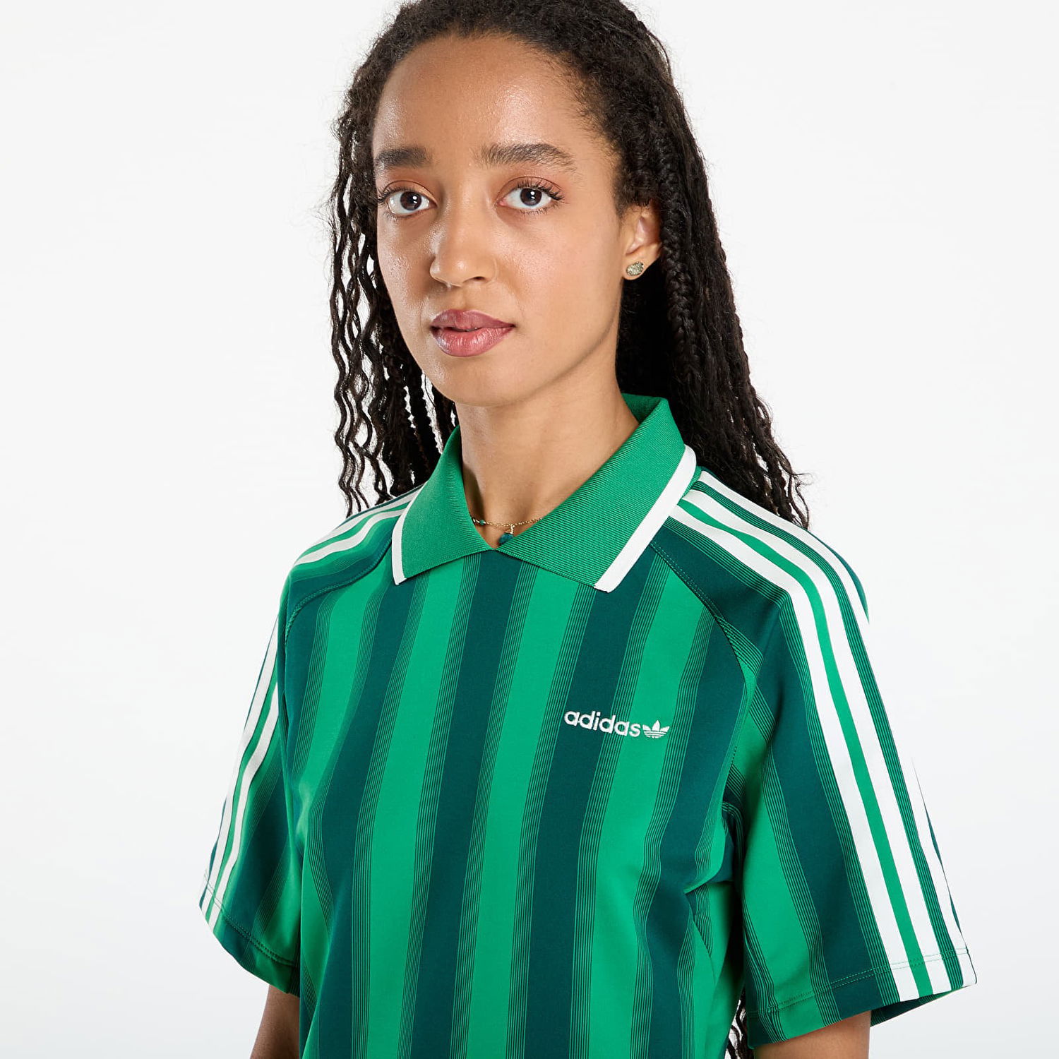 Šaty adidas Originals Football Inspired Graphic Dress Zelené | JW6014, 1