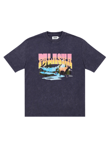 Tričko Palace Palaska Dye T-Shirt Navy | P22ES120