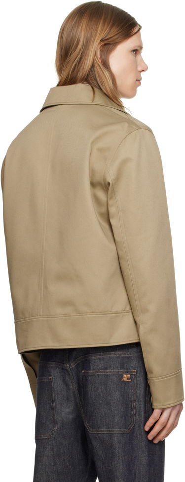 Bunda Courrèges Courrèges Zipped Jacket Béžová | 125CBL251PL0178, 2