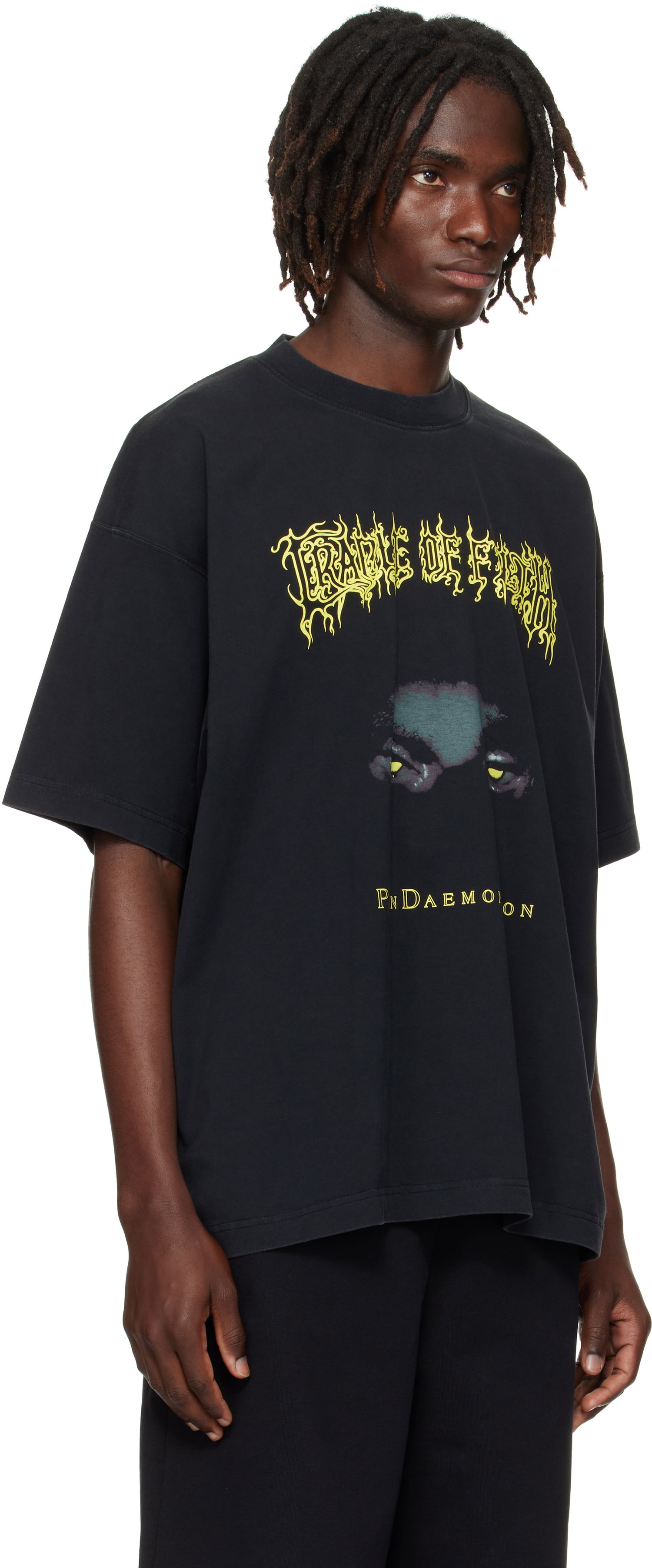 Tričko VETEMENTS Vetements Cradle of Filth Pandaemonaeon Oversized T-Shirt Čierna | UCF76TR550B, 1