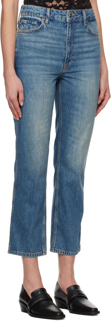 Džínsy Anine Bing Anine Bing Vin Straight Leg Jeans Modrá | A-06-10394-WHD26, 1