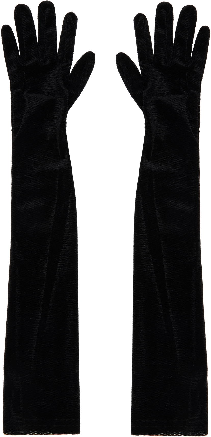 Rukavice Anna Sui Anna Sui Velvet Mesh Gloves Čierna | 625L90