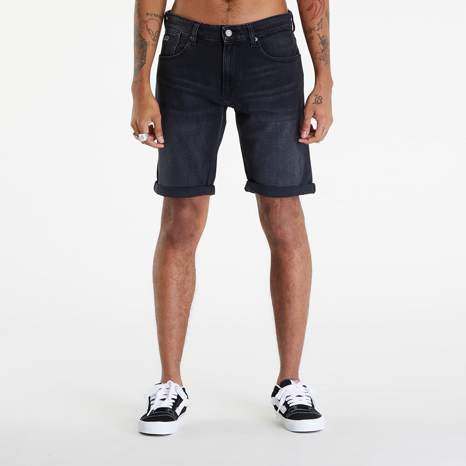 Šortky Tommy Hilfiger Ronnie Shorts Denim Black Čierna | DM0DM18784 1BZ, 0