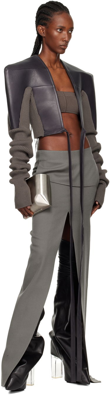 Sukňa Rick Owens Concordians Sliced Maxi Skirt Šedá | RO02E4387 WD, 3