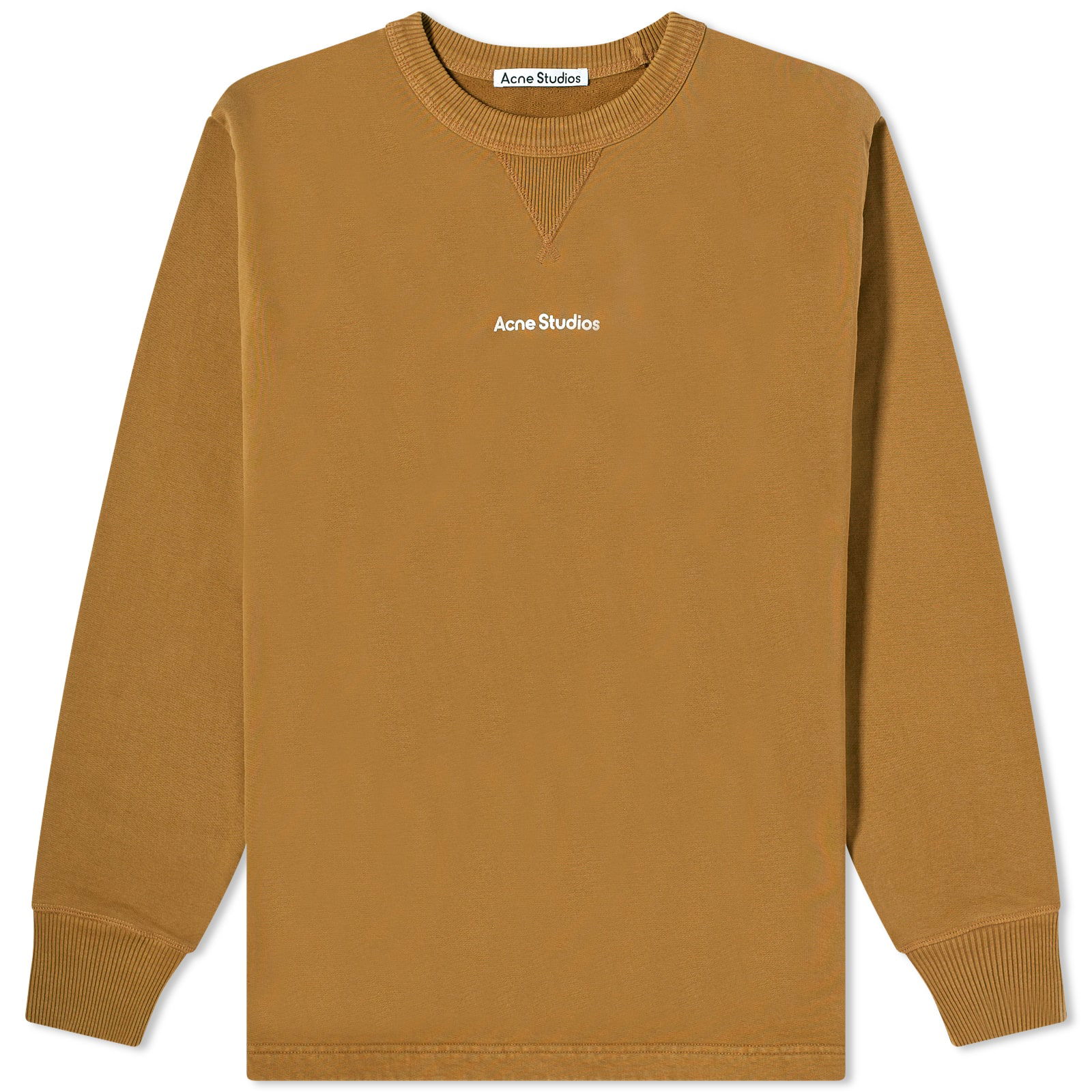 Fin Stamp Crew Sweat "Mud Beige"