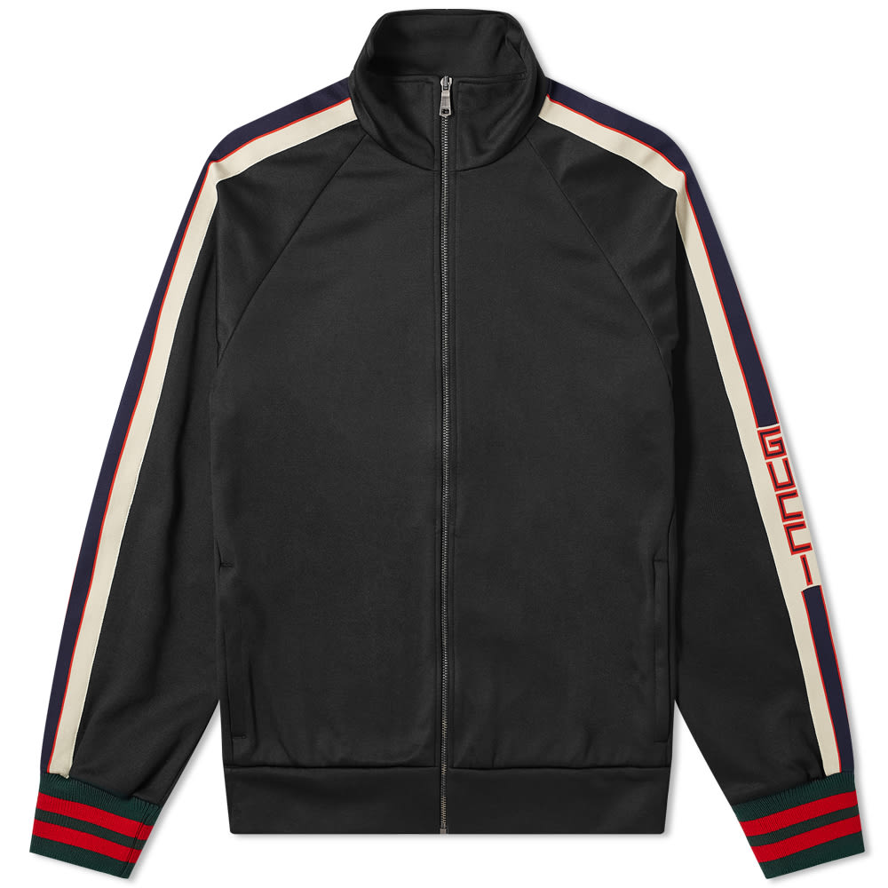 Mikina Gucci Taped Logo Track Jacket Čierna | 474634-X5T39-1008, 0