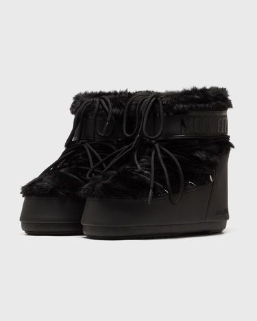 Tenisky a topánky Moon Boot MB ICON LOW FAUX FUR Boots Čierna | 80D1409390.N001, 2