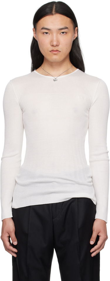 Sveter Enfants Riches Déprimés Enfants Riches Déprimés Fitted Thermal Sweater Biela | 080-241, 0
