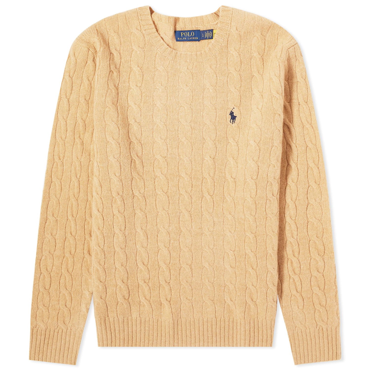 Sveter Polo by Ralph Lauren Wool Cashmere Crewneck Béžová | 710876762009, 0
