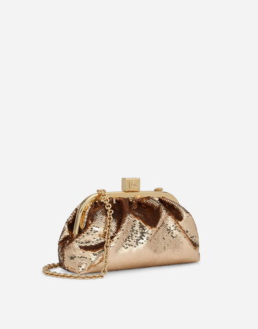 Kabelka Dolce & Gabbana Dolce & Gabbana Maria Sequined Mini Clutch Metalická | BB7368AH64480997, 2