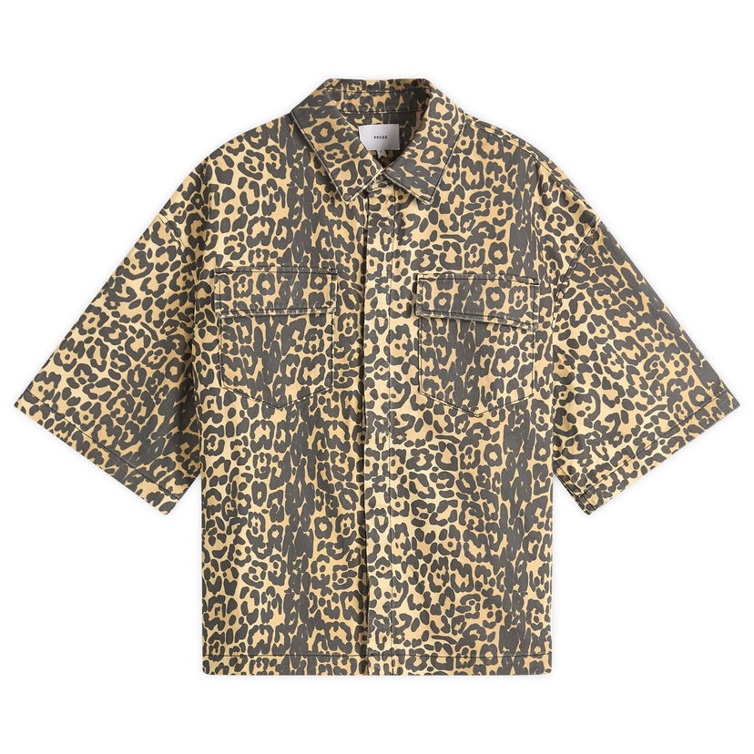 Košeľa Rhude Rhude Leopard Short Sleeve Shirt Rôznofarebný | RHSS25SR050120274
