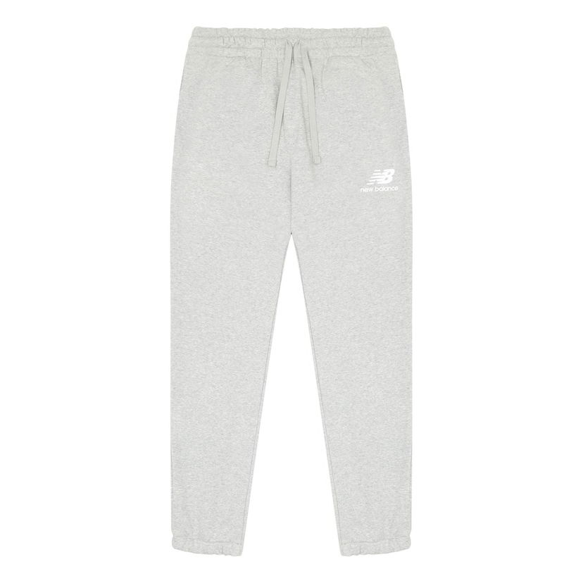 Tepláky New Balance Essentials Stacked Logo Sweatpants Šedá | AMP31539-AG
