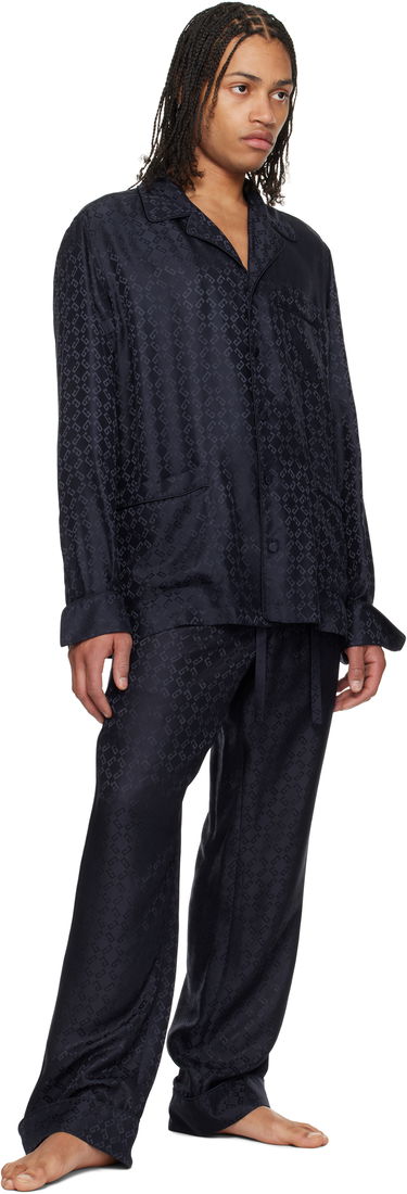 Pyžamo Givenchy Givenchy Monogram 72 Jacquard Pyjama Shirt Čierna | BM612J15U4401, 3