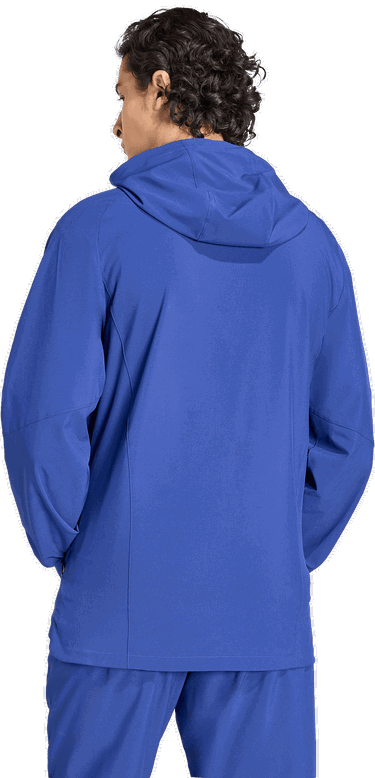 Vetrovka adidas Performance Italy Tiro Travel Full Zip Windbreaker Modrá | JY7052, 1