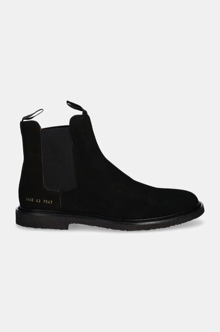 Tenisky a topánky Common Projects Chelsea Waxed Suede Boots Čierna | 2446.7547, 1