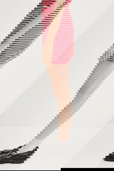 Sukňa Sporty & Rich Sporty & Rich Striped Terry Aline Mini Skirt Červená | SK017602300ST67, 1
