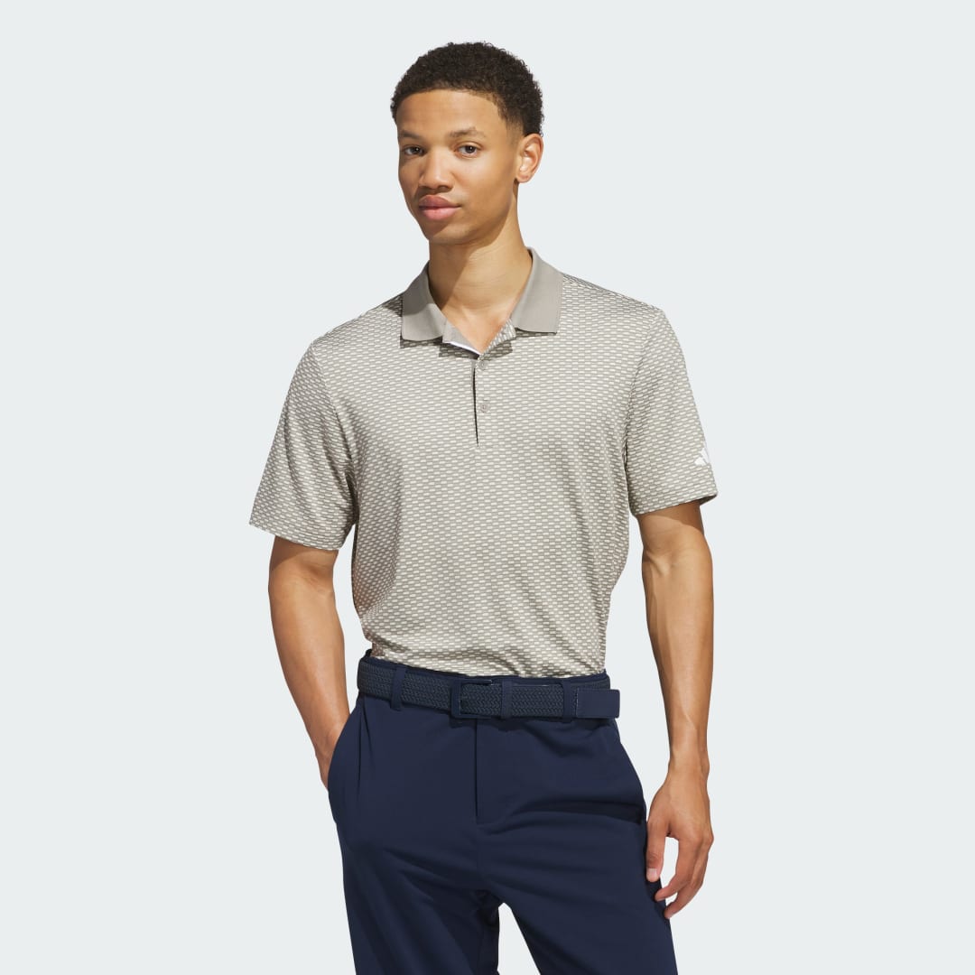 Polo tričko adidas Performance Beyond Textured Polo Shirt Šedá | JF4882, 0