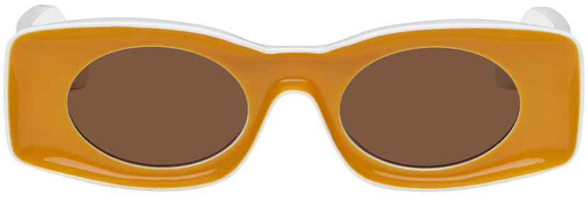 Slnečné okuliare Loewe Yellow & White Paula's Ibiza Sunglasses Žltá | LW40033I@4939E