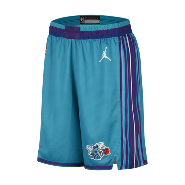 Šortky Nike Dri-FIT NBA Swingman Charlotte Hornets Hardwood Classics 2023/24 - Modrá Tyrkysová | DX8723-415, 1