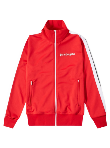 Bomber bunda Palm Angels Taped Track Jacket Červená | PMBD001C99FAB0012501