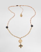 Dolce & Gabbana Sicily 18K Gold & Black Sapphire Necklace