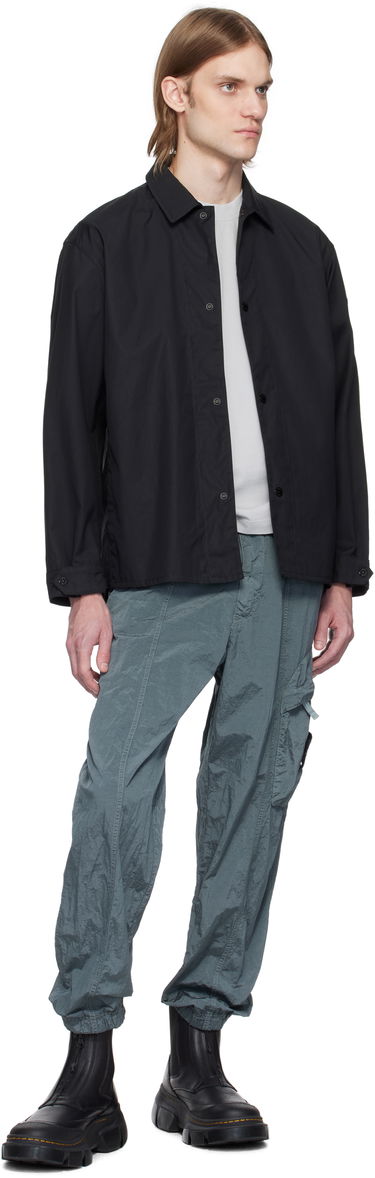 Vetrovka Stone Island Stone Island Supima Cotton Canvas Overshirt Čierna | K1S15 1200013 S0011, 4