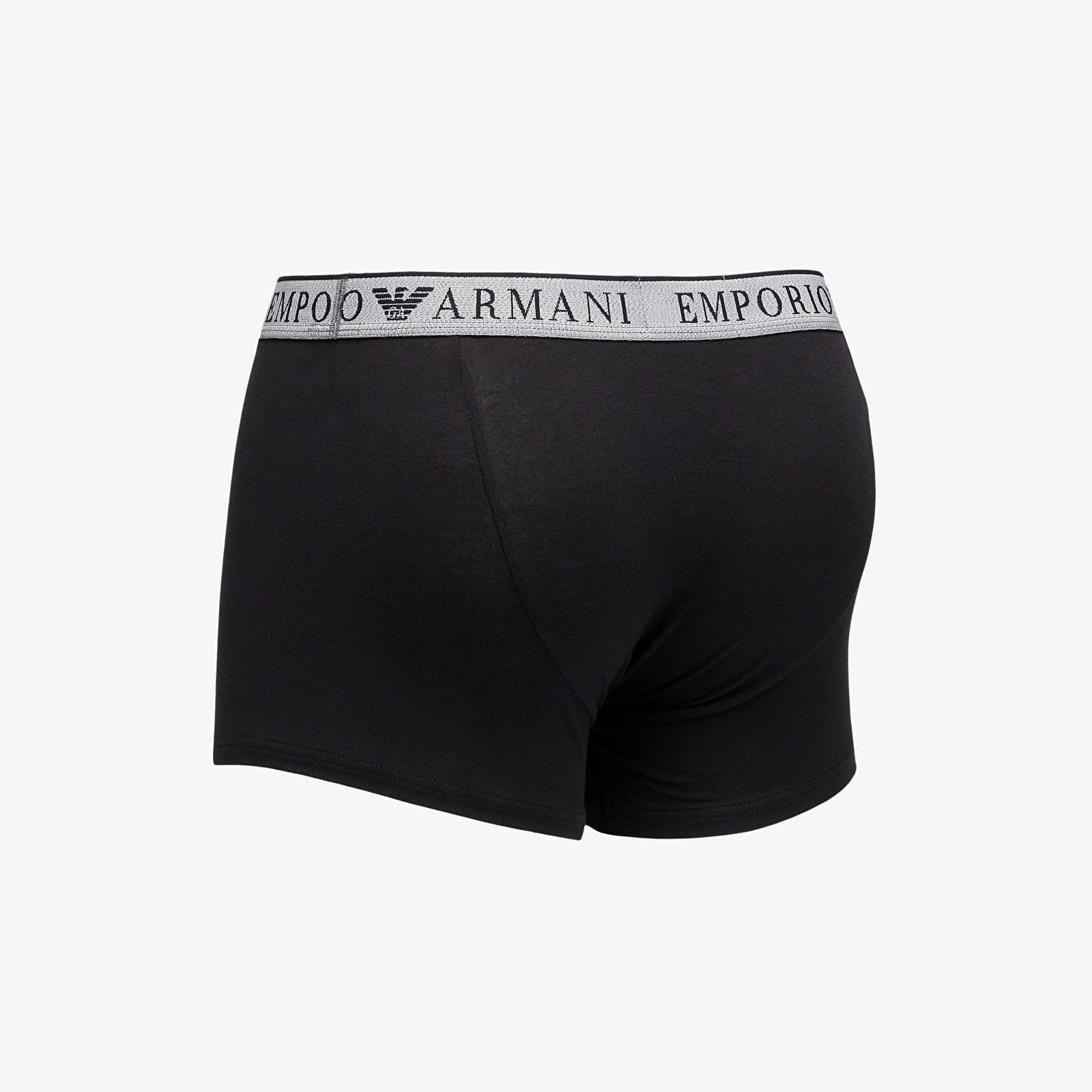 EA7 Men's Knit Trunk 2-Pack Nero/ Bianco M