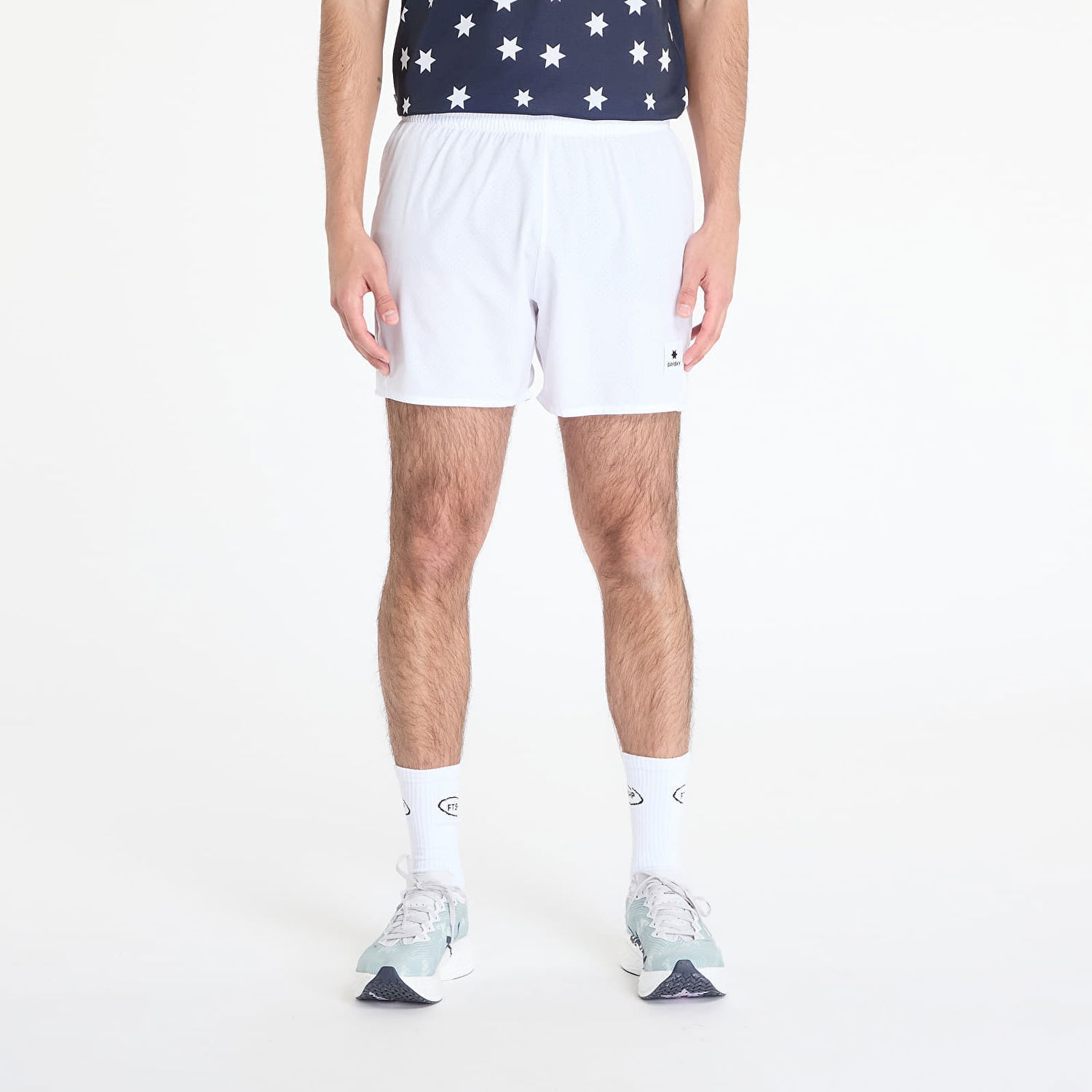 Šortky Saysky SAYSKY Pace Air 5" Shorts Biela | NMRSH21C101, 0