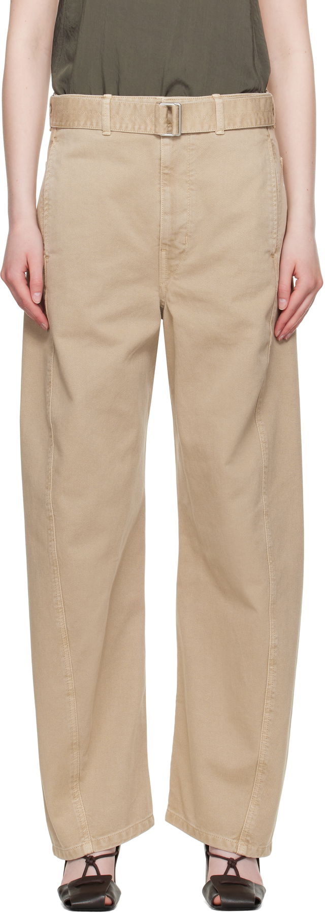 Lemaire Twisted Belted Pants