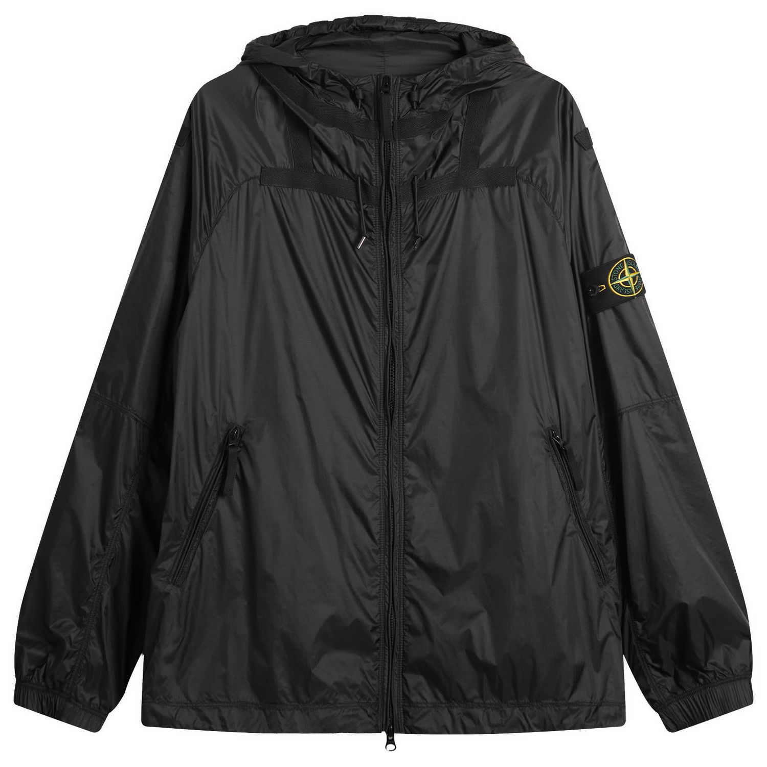 Bunda Stone Island Ripstop Light Nylon Hooded Jacket, Size XX-Large Čierna | K2S15Q100008-V0062, 0
