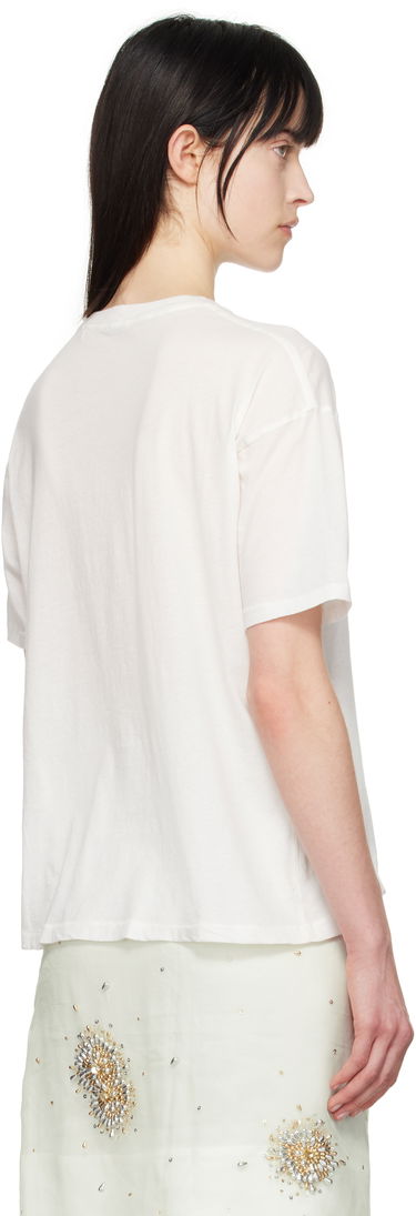 Tričko Bode Bode Crest Boxy T-Shirt Biela | MRS25CS008, 2