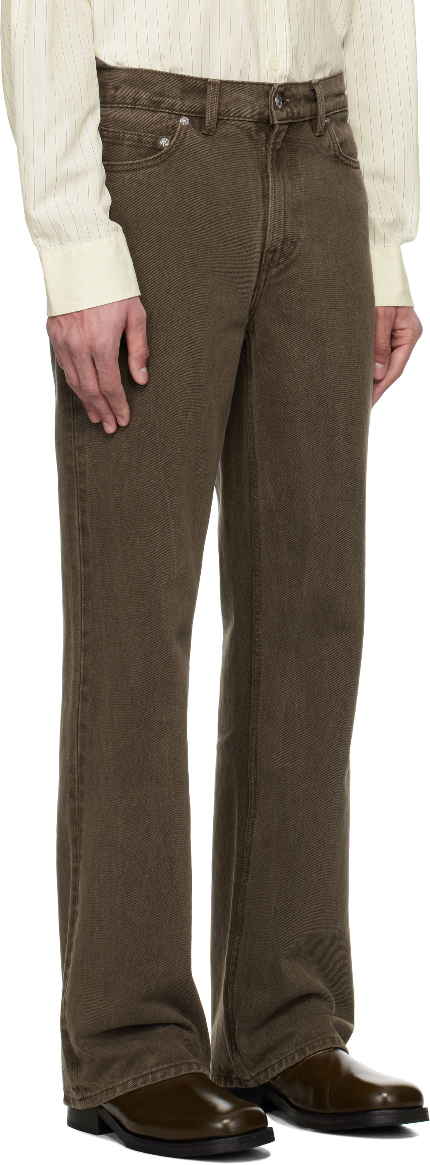 Džínsy OUR LEGACY Our Legacy 70s Cut Jeans Hnedá | M22557CH, 1