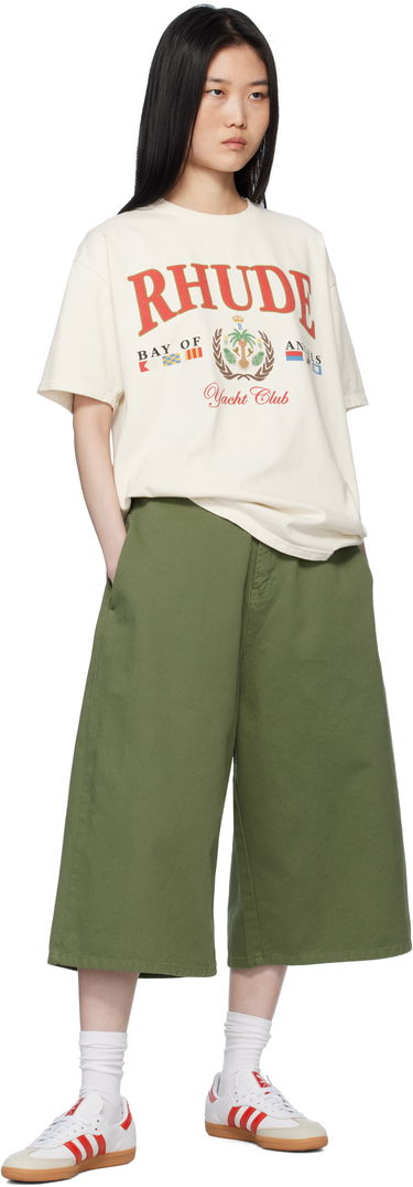 Tričko Rhude Rhude 'Bay Of Angels Yacht' T-Shirt Béžová | RHPS25TT01012, 3