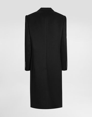 Kabáty Dolce & Gabbana Single-breasted Coat In Bonded Cloth Čierna | F0W3ATGDDC1N0000, 1