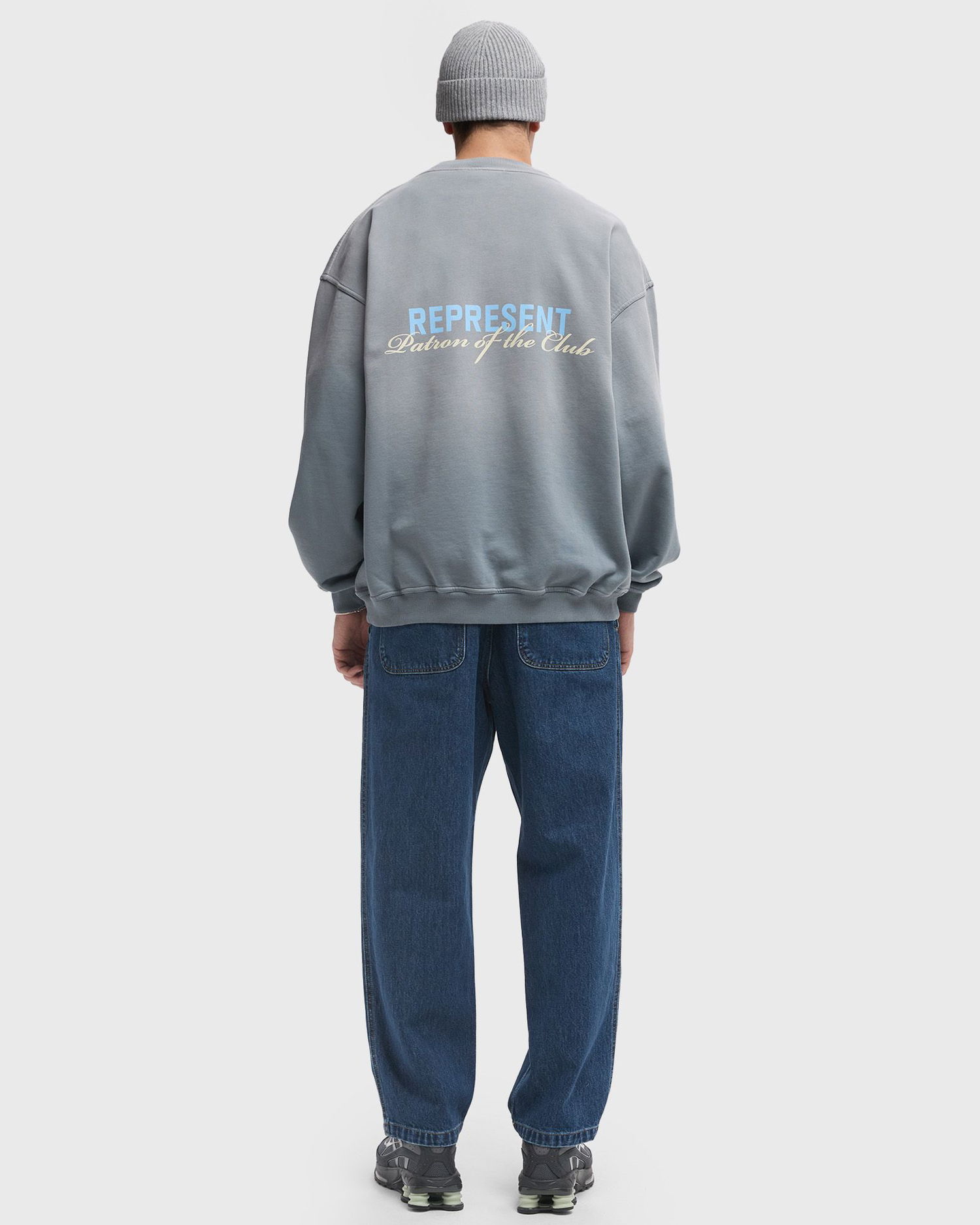 Mikina Represent Clo Patron of The Club Graphic Sweatshirt Modrá | MLM4272-46, 1