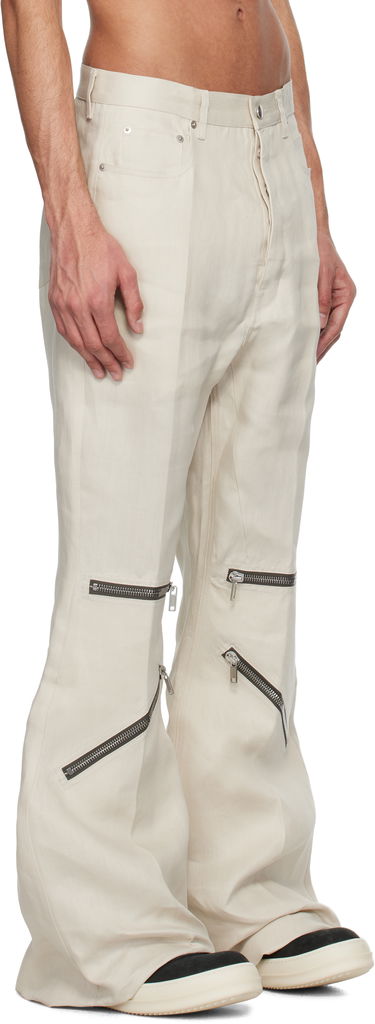Nohavice Rick Owens Rick Owens Hollywood Bolan Cargo Pants Šedá | RU01E5336 TWL, 4