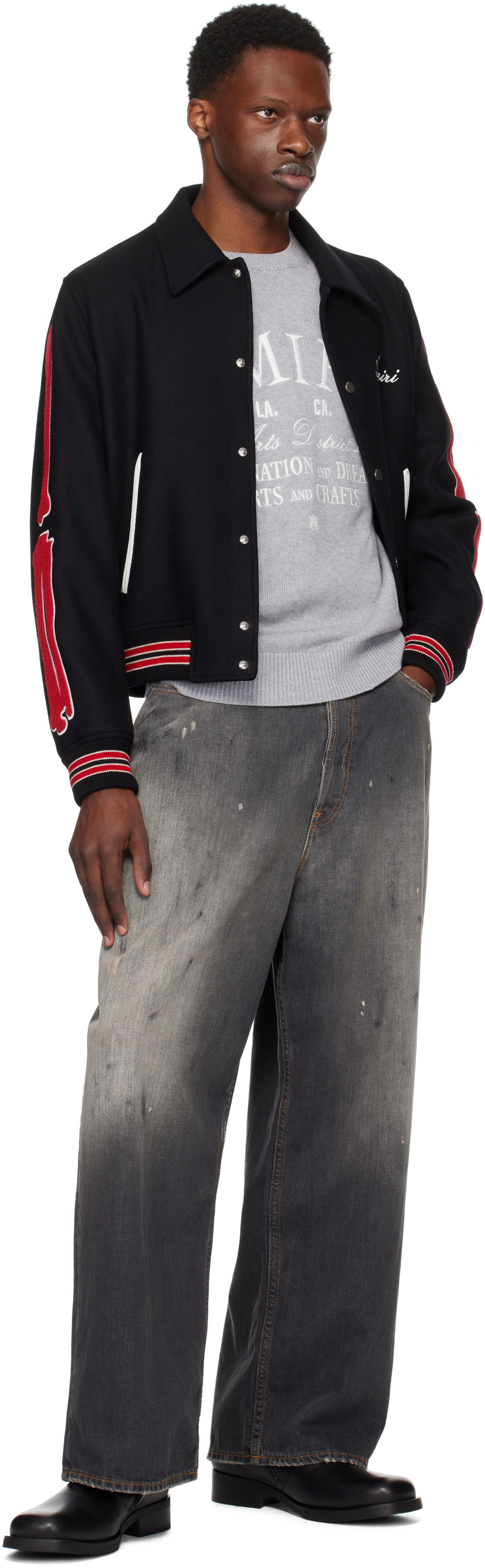 Bones Wool Bomber Jacket